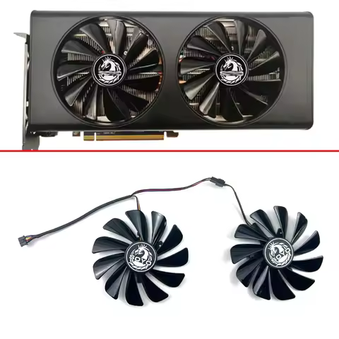 cooling fan 95MM 4PIN CF1010U12S RX 5700 GPU fan for SOYO AMD Radeon RX5700 8G GDDR6 graphics card