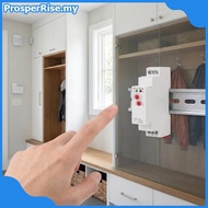 [prosperrise] Din Rail Time Delay Relay 12-240V Multifunction Timer Relay Adjustable Delay  for Auto