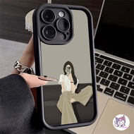 For Infinix Smart 8 7 5 Hot 40i 30i 30 Play Hot 40 Pro Tecno Spark 20Pro 20C 10C 10 Go 2024 2023 Camon 20 Note 30 Pro Hot 9 10 11Play Fashion Photo Pose Angle Eyes Soft Case