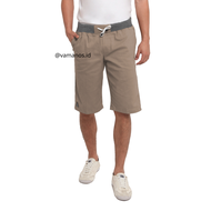 Vamanos Celana Pendek Pria Chino Distro Premium Coklat Susu VCP010