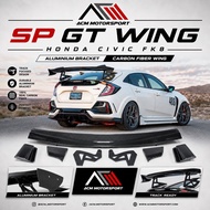 Honda civic fk8 spn spoiler full carbon