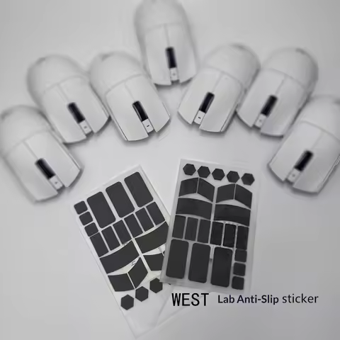 WESTLAB Universal Mouse Keyboard Custom Anti Slip Sticker Grips Sweat-Absorbing Anti-Slip Polyuretha