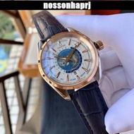 歐米茄腕錶OMEGA Seamaster海馬系列 玫瑰金男錶Aqua Terra世界時腕錶直徑40mm