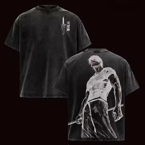 Fushiguro Toji Jujutsu Kaisen Anime Men's Clothing Women T-shirt Short Sleeve Washed T Shirt New 202