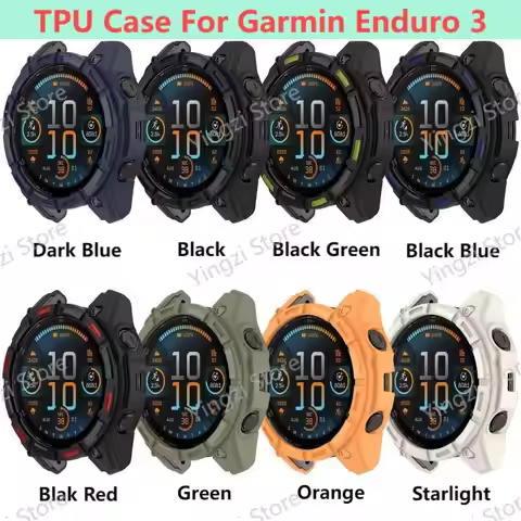 Soft Case For Garmin Enduro 3 Protector Samrt Watch Strap TPU Shell Enduro3 Cover Bumper Silicone Sk