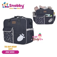 Snobby Tas Bayi Besar Saku Depan Baby Travel Diaper Bag Multifungsi Berry Baby