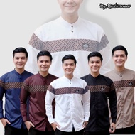KEMEJA Koko Shirt For Adult Men Long Sleeve Shirt For Muslim Men, The Latest Combination Of Batik Motifs, The Latest Qynang Motifs