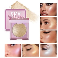 Pudaier Shimmer Highlighter Compact with Mirror-8g