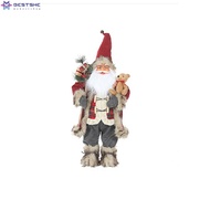 [BESTSHE] Classic 11.81 inches Santa Claus Figurine: Perfect for Holiday Decor & Gifting