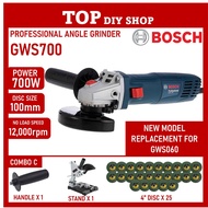 BOSCH Angle Grinder GWS700 700W 4" Electric Grinder Bosch Combo Mesin Grinder Grander Bosch Original