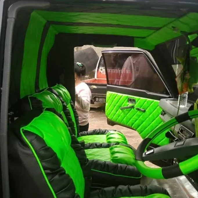 Sarung Jok Mobil Pickup L300 Full interior Dalaman Cabin Model Sofa Wajik Dymen