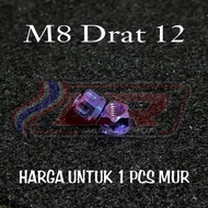 12/ open nut M8 probolt thread 12 open nut