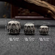 Thai Silver Spacer Beads Ten Thousand Buddha Dynasty Bracelet Beads Wenwan diy Accessories Top Beads