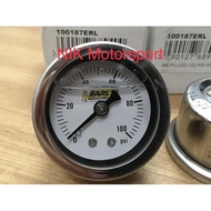 FPR EARLS Oil Filled Meter - 0-100 PSI - 1/8" NPT Male Thread