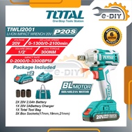 Total TIWLI2001 Cordless Impact Wrench 20V Impact Wrench Cordless Total Cordless Ratchet Wrench Impa