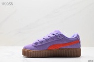 FENTY x PUMA Creeper Phatty รองเท้าแบรนด์ใหม่รองเท้ากีฬาผู้หญิงพื้นหนาลำลองหนังกลับขนาด35.5-41 (พร้อมกล่องรองเท้า)