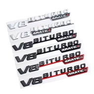 【Ready Stock】 Applicable to Mercedes Modification AMG Fender Side Seam Label V8 Biturbo4matic Car Do