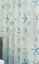Bath Partition Curtain, Decorative Herringbone Print, Easy Care Fabric, Hotel Shower Curtain, Suitab