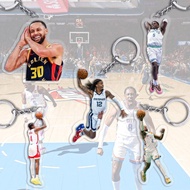 NBA star keychain Alexander Hasumo Dahuazi Morante Coury 25 Season Acrylic Student Schoolbag Pendant