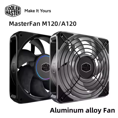CoolerMaster A120/M120/A120FC Aluminum Alloy 12CM Computer Case Fan Double Ball Bearing 120*120*30mm