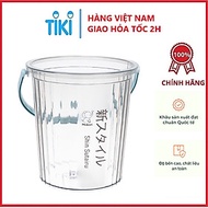 Xô trong 10L HOKORI nhựa VIỆT NHẬT cao cấp - Quai xách, đựng nước, đá - Hàng chính hãng