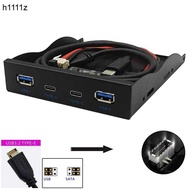 D1 NEW 2 10G USB 3.2 Gen2 Front Panel HUB 2X Usb3.2 + Type-C Adapter TYPE E To Type C For +