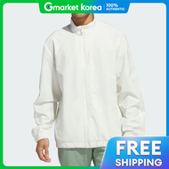 adidas | เสื้อแทรคท็อปผ้าทอสำหรับผู้ชาย แบรนด์ Adidas สปอร์ตแวร์