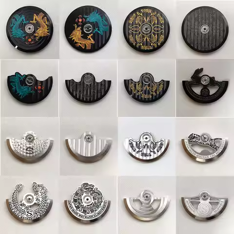 Mod NH35 Movement Rotor Hammer Fit for NH36 NH38 NH39 4R35 7S26 NH35 Movement Pendulum Oscillating W