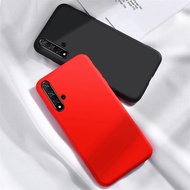 Huawei Nova 3I 5T 7I Liquid Silicone Case Matte Anti-Fingerprint Soft Tpu Phone Back Cover Coque
