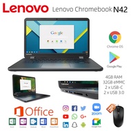 Lenovo 14" IdeaPad N42-20 Chromebook Intel N3060 Dual-Core 32GB eMMC SSD 4GB DDR3 802.11ac Bluetooth