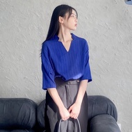 IL - Ashley Top Women's V-Neck Korean Style Women's Top Casual Women's Top/