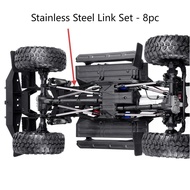 ​Traxxas TRX-4 324mm Wheelbase Performance Stainless Steel Link Set - 8pcs