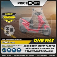 HONDA EM1 E Motorcycle Cover Transparent Plastic ONEWAY Waterproof