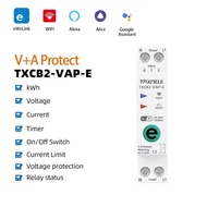 Ewelink เบรกเกอร์ WIFI 1P + N 63A วัดพลังงาน KWh ตั้งเวลาเปิด-ปิด ป้องกันไฟตก-ไฟเกิน-กระแสเกิน