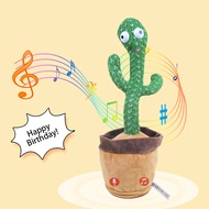 USB rechargeable magical twisting talking cactus toy dancing cactus swinging and singing childrens birthday gift