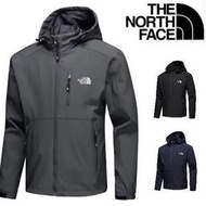 【全場免運】The North Face男單層衝鋒衣外套TNF男外套防水防風外套北面男薄外套速乾 樂斯菲斯風衣男夾克