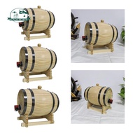 [Garende] Whiskey Barrel Dispenser 1L/1.5L/3L, Durable Oak Aging Barrel with Stand