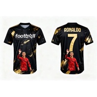2026 Ronaldo Fan Football Jersey Training Jersey No. 7 Autumn Sports Dry Quickly Child T-Shirt Child