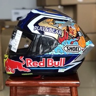 Free Visor SHOEI X14 RedBull Red Bull Motegi 2 Special Edition Japan Motor Motorcycle Sport Riding Full Face Helmet