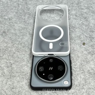 Sarung telefon untuk OPPO FindX9Ultra FindX9Pro, lutsinar, magnetik, rasa seperti kulit, matte, anti