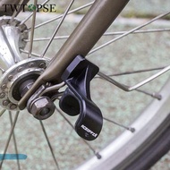 TWTOPSE 15.4g CNC Bike Fork Hook For Brompton Folding Bicycle L Type Pothook