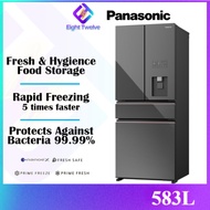 PANASONIC 583L PRIME+ Edition Premium Inverter Refrigerator 4 Door Fridge Peti Sejuk | NR-YW590YMMM