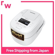 Panasonic SR-MPW181-W Rice Cooker, 1 sho, Variable Pressure &amp; Large Heat Power Odori Cooking, Full Heat Generation, 6 Stages, IH Type, White