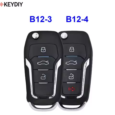 KEYDIY B12-3 B12-4 Original 3/4 Buttons Universal Remote Control Key B-Series for KD900 KD MINI,URG2