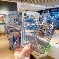 Cute Card holder Kurome Soft Casing hp Samsung A07 a55 a54 a24 a05 a05s a15 a25 s21 fe s23 fe a32 a3