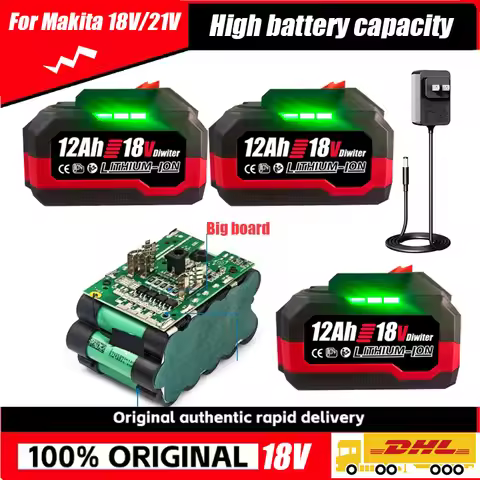 598VF 998VF 18V 21V Lithium Battery Rechargeable For Makita 18V Battery with Capacity Indicator for 