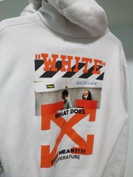 Off white 帽t 刷毛