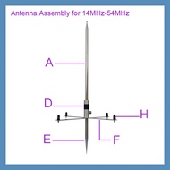 GO Auto-GPTWO-PRO 7-54MHz Portable Shortwave Antenna GP Antenna Base M10 Thread Outdoor Amateur Radi