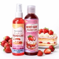 COMBO SECRET PERFUME CIK BUNGA (STRAWBERRY POUND CAKE ) 100ML