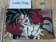 last 未撕過 1997 年版 95%新 鐳射暗閃 悟空 DragonBall Super Battle Power Level Part 20 Card No 04 龍珠 激鬥 閃卡 咭 日版